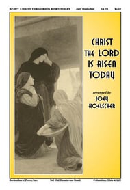 Christ the Lord Is Risen Today SATB choral sheet music cover Thumbnail